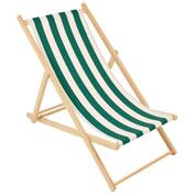 chilienne avec toile agrafee - vert blanc